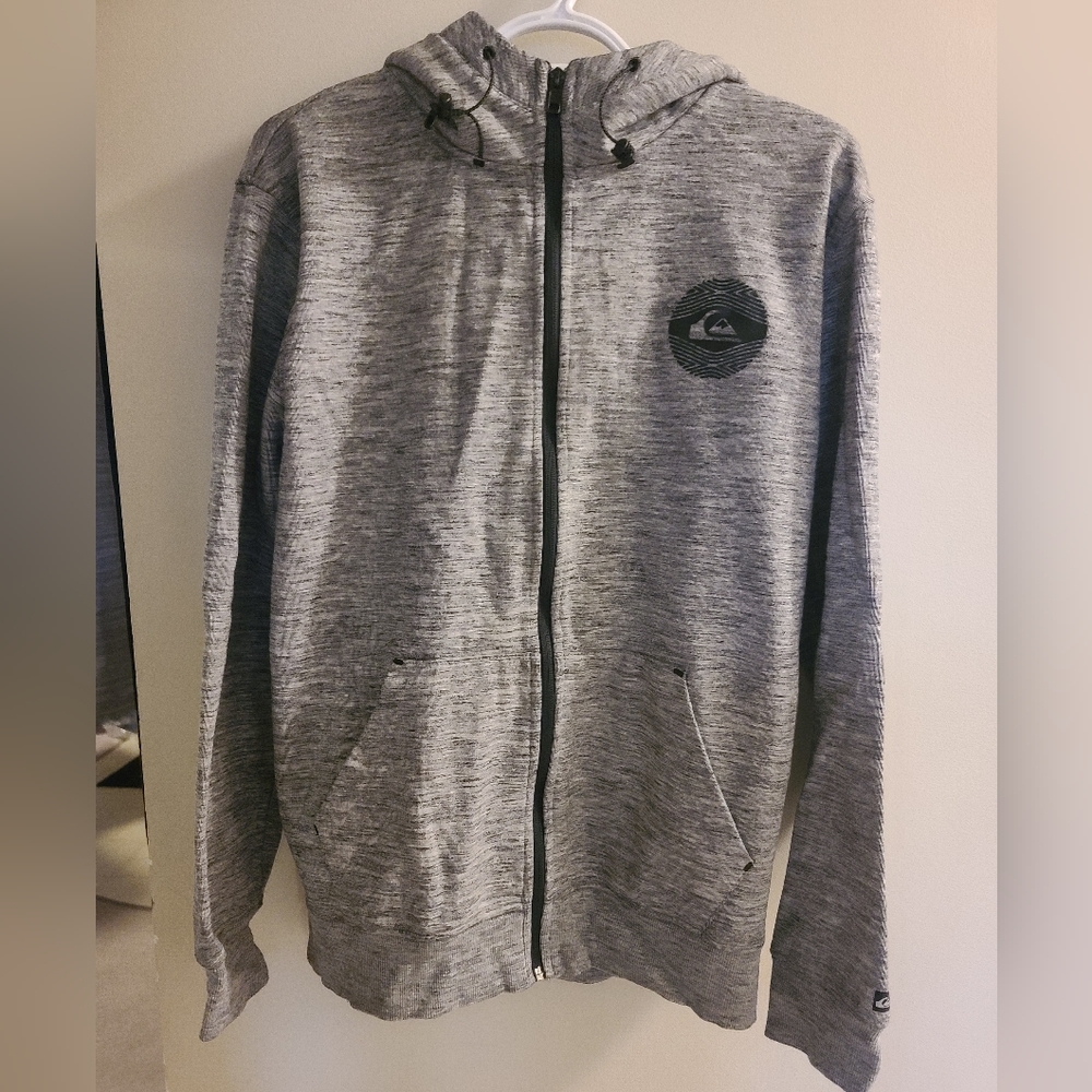 🦄 Men's Quiksilver Full Zip Hoodie Size Medium